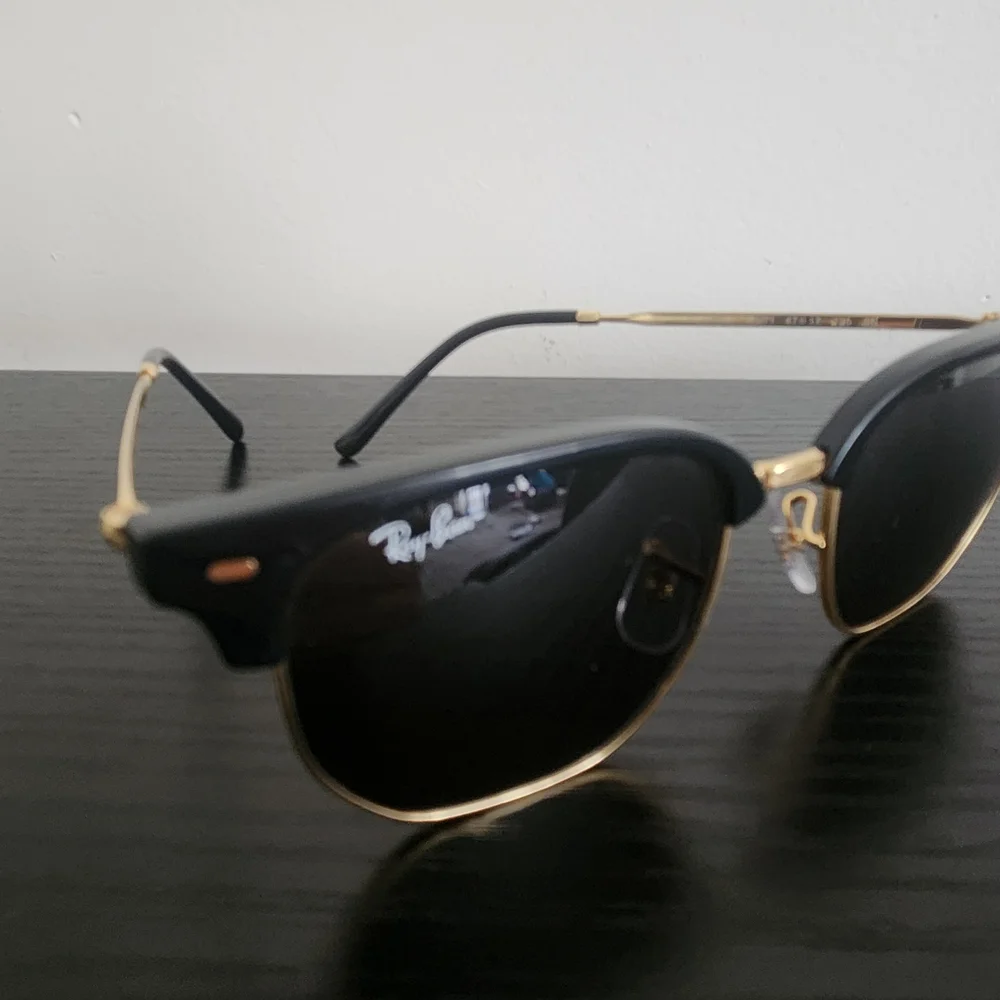 Ray-Ban Black and Gold Sunglasses For Kids . NO CASE